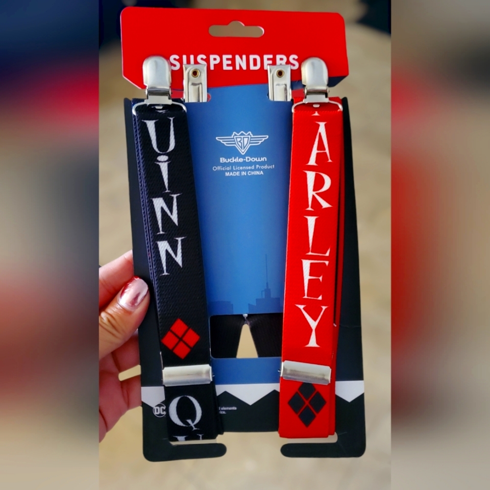 Harley Quinn Suspenders
